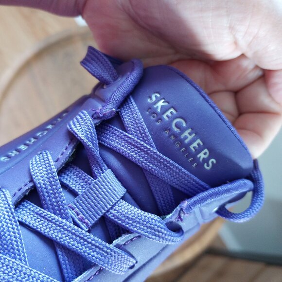 Skechers Uno Night Shades Purple Sneakers Size 7.5, EUC - Picture 4 of 4